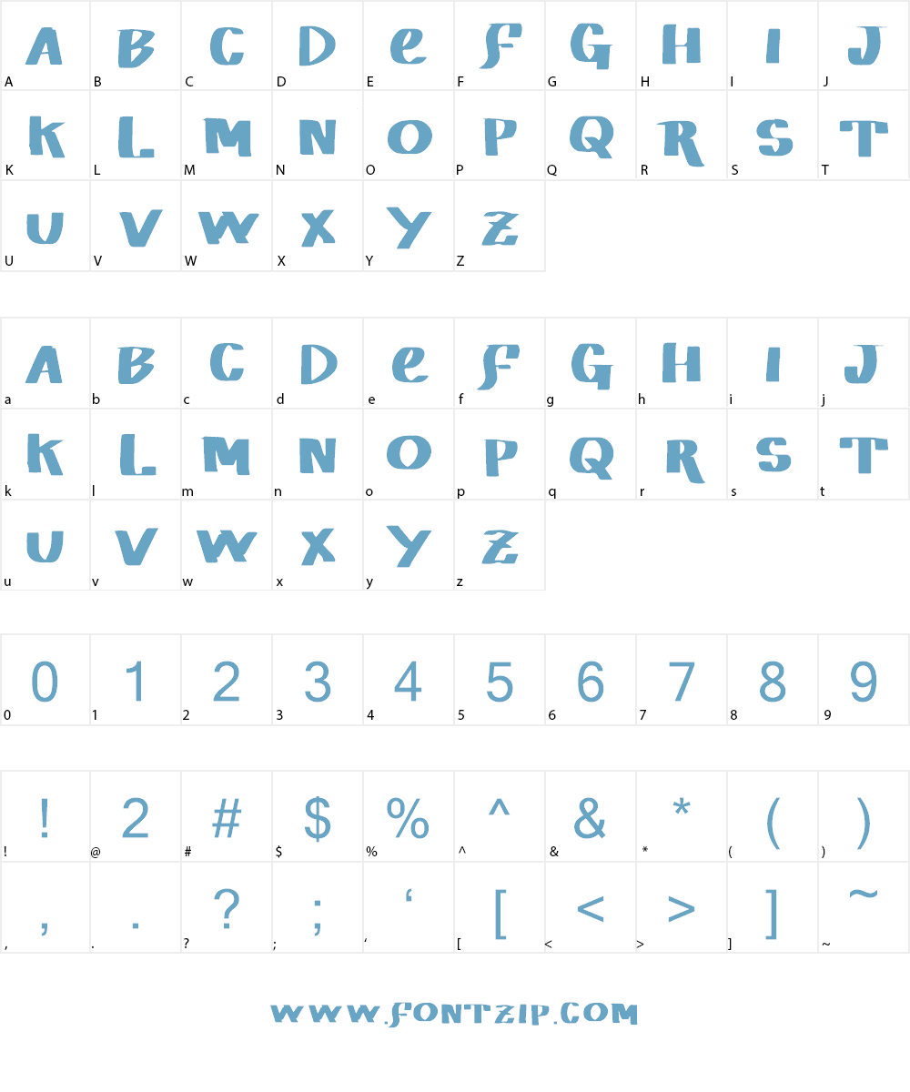 Vtks Basicona Font Character